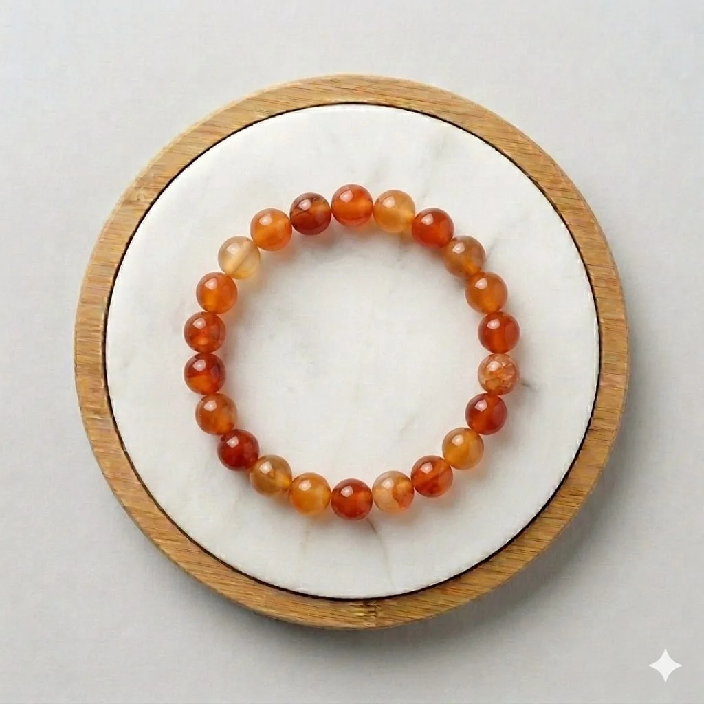 Carnelian Healing Crystal Bracelet