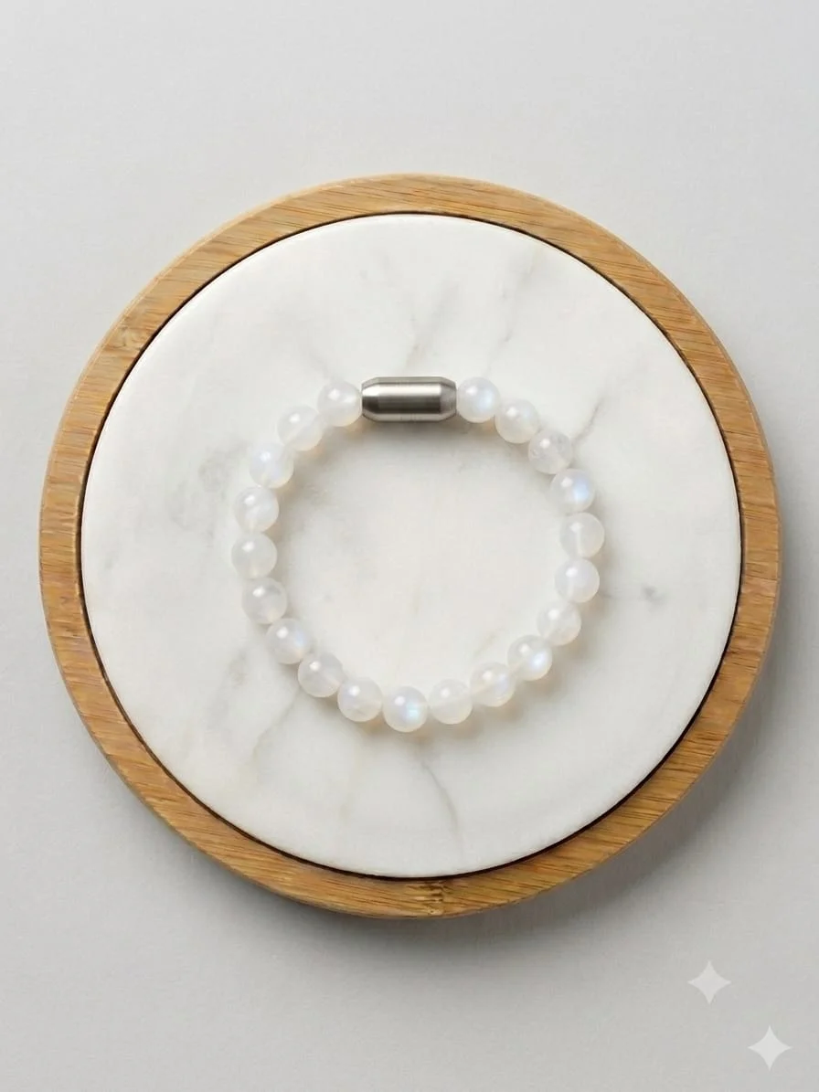 Moonstone Intuition & Harmony Magnet Bracelet